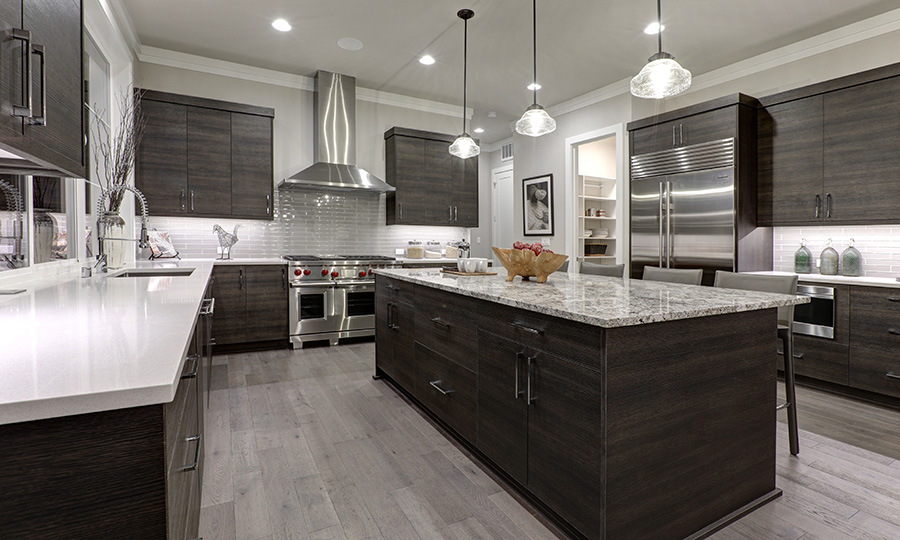 Modern Chrome Kitchen