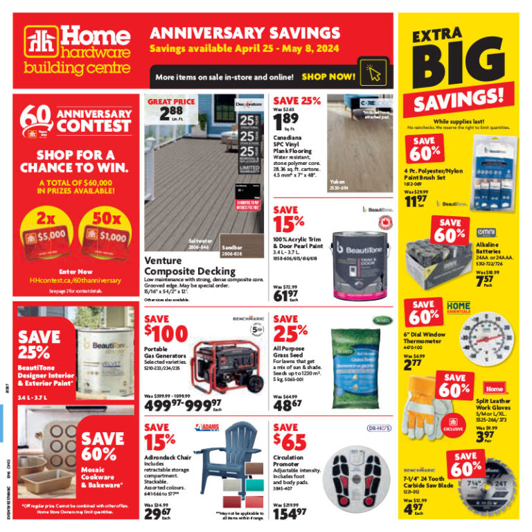 Home Hardware Flyer April 25 to May 8
