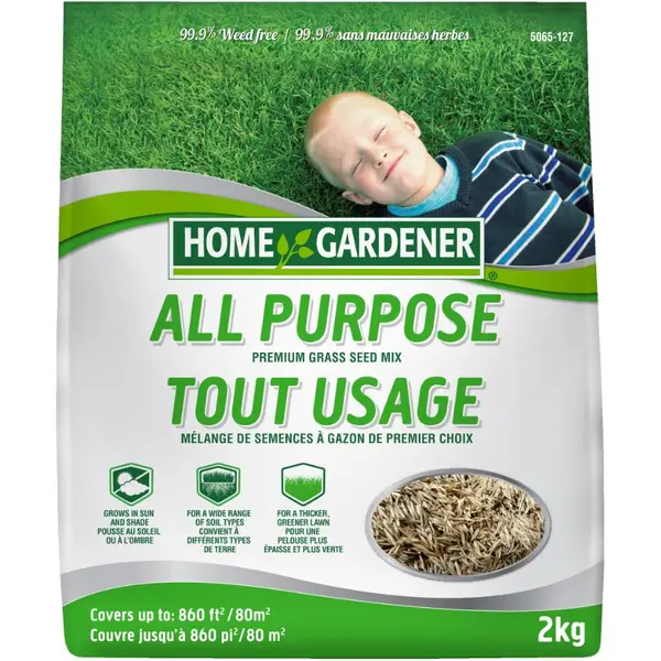 All Purpose Premium
Grass Seed Mix
2 kg. 